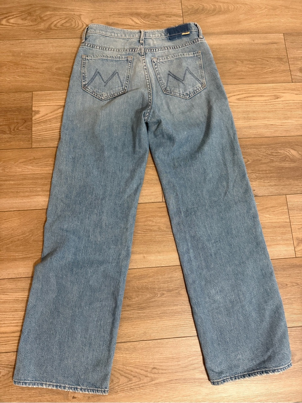 MOTHER jeans Lil dodger sneaker fray size 25 (petites) - Picture 2 of 6